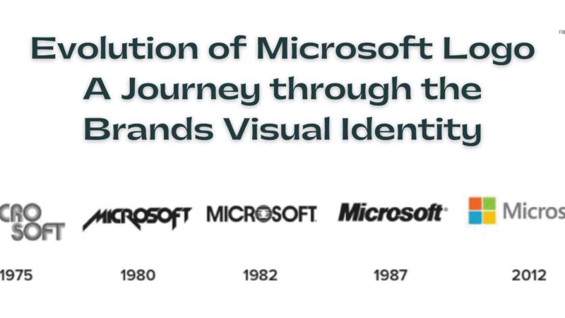 Evolution of Microsoft Logo A Journey through the Brands Visual Identity